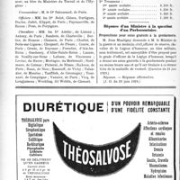 2759 - Page 2704-VIII - A travers l’officiel. Légion d’honneur / Service de santé de la Marine / Réponse d’un Ministre à la question d’un Parlementaire. Propositions pour soins gratuits à la gendarmerie