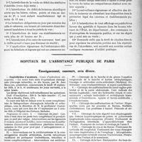 2808 - Page 2753 - Partie professionnelle, Hygiène, Assistance, Mutualité, Intérêts corporatifs, Variétés. Comptes rendus, documents, pièces officielles…. Fédération des Syndicats médicaux de la Seine. Un événement important pour les médecins de la région parisienne / Hôpitaux de l’assistance publique de Paris. Enseignement, concours, avis divers