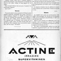 2813 - Page 2758-LVIII - Correspondance. Questions médico-militaires. Situation du médecin dégagé de toutes obligations militaires / Honoraires d’expertise devant le Tribunal des pensions / Prorogation de validité de la carte de surclassement 1928-29
