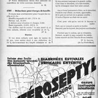2821 - Page 2766-LXVI - Correspondance. Fiscalité. Patente en cas de changement de postée / Déductions pour charges de famille / Anthologie. Réveillon