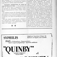 2828 - Page IX-2773 - Dernières nouvelles. Hôpitaux de Lille / Hôpitaux de Reims / Dispensaires antituberculeux de l’Aisne, de l’Aube, de l’Orne et de l’Eure / Nécrologie. Le Professeur Capitan, du Collège de France