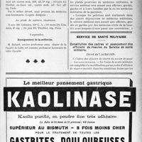 2830 - Page XI-2775 - A travers l’officiel. Service de santé militaire / Enseignement de la médecine / Service médical dans les pelotons de garde républicaine mobile / Service de santé militaire. Constitution des cadres et avancement des officiers de réserve du Service de santé militaire