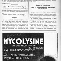 2878 - Page LV-2823 - Correspondance. Médecine légale. Constatation de décès sur réquisition d’un maire / Honoraires médicaux-légaux / Baux et Locations. Application de la nouvelle loi sur les loyers