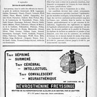 2888 - Page IX-2833 - A travers l’officiel. Asiles publics d’aliénés / Service de santé militaire / Hygiène publique