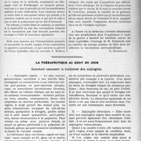 2902 - Page 2847 - Partie scientifique. Travaux Originaux. Clinique ophtalmologique de l’Hôtel-Dieu. L'allergie typhique, par le Dr Delalande / La thérapeutique au goût du jour. Comment concevoir le traitement des salpingites