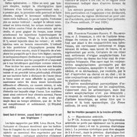 2904 - Page 2849 - Partie scientifique. L'Actualité Scientifique. La Presse. Quelques réflexions sur la hernie crurale étranglée [(L’Hôpital, avril 1929)] / Quand faut-il donner, quand faut-il supprimer le sel aux brightiques ? [(La Presse médicale, 1er mai 1929)] / Conjonctivites anaphylactiques [(La Presse médicale, 24 avril 1929)] / Sur les troubles passagers de la tension artérielle [(Le Progrès médical, 13 avril 1929)]