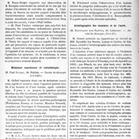2906 - Page 2851 - Partie scientifique. L'Actualité Scientifique. Les Sociétés Savantes. Paris. Volvulus du grêle par ascaris accumulés, (Société de chirurgie, 1-5-1929) / Métastase cancéreuse et curiethérapie, (Société de chirurgie 8-5-1929) / Opération dans la gangrène pulmonaire, (Société de chirurgie, 8-5-1929) / Artériographie des membres et de l’aorte, (Société de chirurgie ; 21-4-29)