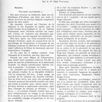 2915 - Page 2860 - Partie professionnelle, Hygiène, Assistance, Mutualité, Intérêts corporatifs, Variétés. Travaux Originaux. La médecine et l’histoire. Le Docteur Cabanes, par le Dr Paul Voivenel