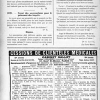 2941 - Page 2886-LVIII - Correspondance. Fiscalité. Etablissement de la patente / Envoi des sommations pour le paiement des impôts / Anthologie. Hure Nature Parure De devanture