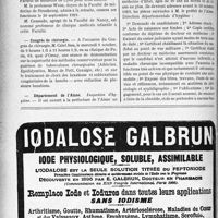 2945 - Page 2890-VI - Dernières nouvelles. Dans les Facultés / Congrès de chirurgie / Département de l’Aisne