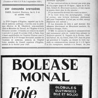 2950 - Page XI-2895 - Délai d’arrivée aux titulaires du B. P. M. S / XVIe congrès d’hygiène