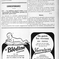 2952 - Page XIII-2897 - XXe congrès français de médecine / Correspondance. Un médecin peut-il vendre à un pharmacien les échantillons gratuits de pharmacie, qu’il reçoit ?