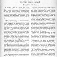 2979 - Page 2924 - Partie professionnelle, Hygiène, Assistance, Mutualité, Intérêts corporatifs, Variétés. Travaux Originaux. Les soins dentaires peuvent-ils être accordés aux bénéficiaires de l'assistance médicale gratuite ? [Dr Paul Boudin] / Chronique de la mutualité. Une opinion mutualiste [Dr M. Vimont]