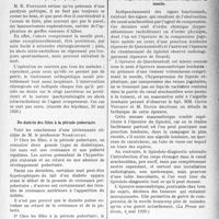 3042 - Page 2973 - Partie scientifique. L'actualité scientifique. La Presse. Sur les paralysies pottiques. (Gazette des hôpitaux, 29 mai 1929) / Du diabète des filles à la période pubertaire. (Journ. des praticiens, 1er juin 1929) / Sur le diagnostic des néoformations comprimant la moelle. (La Presse médicale, 4 mai 1929) / Les calculo-cancers biliaires. (Paris médical, 18 mai 1929)