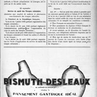 3114 - Page VII-3019 - A travers l'officiel. Enseignement de la médecine / Service de santé des Troupes coloniales