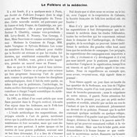 3122 - Page 3027 - Propos du jour. Le Folklore et la médecine [J. Noir]