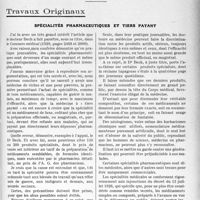 3152 - Page 3057 - Partie professionnelle, Hygiène, Assistance, Mutualité, Intérêts corporatifs, Variétés. Travaux Originaux. Spécialités pharmaceutiques et tiers payant [Dr. Paul Boudin]