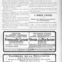 3190 - Page VII-3095 - Bourses d'éducation / A travers l'officiel. Réponses des Ministres aux questions des Parlementaires. Patente de deux médecins exploitant une clinique
