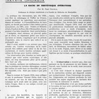 3198 - Page 3103 - Partie scientifique. Travaux originaux. La rachi en obstétrique opératoire, par M. Paul Delmas