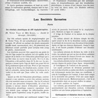 3215 - Page 3120 - Partie scientifique. L'actualité Scientifique. La Presse. Notions nouvelles sur le traitement local des acnés [(Le Bulletin médical, 27 avril 1929)] / Les Sociétés Savantes. Paris. Les résultats phonétiques de 100 staphylorraphies, (Société de chirurgie ; 19-6-1929) / Cardiospasme et dilatation forcée du cardia, (Société de chirurgie ; 19-6-1929)