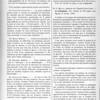 3217 - Page 3122 - Partie scientifique. L'actualité Scientifique. Les Livres. Les Lettres à un jeune médecin, par G. Duchesne, Librairie J. -B. Baillière et Fils, Paris, 6e / Le biotropisme, par Dr G. Milian