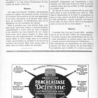 3242 - Page LI-3147 - Correspondance. Accidents du Travail. Accident survenu à un facteur des postées / Baux et Locations. Conditions du droit de reprise par le propriétaire