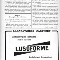 3257 - Page 3162-XIV - A travers l'officiel. La réforme de l’enseignement médical. Lacération des affiches de l’Office national / Armée. Description des uniformes
