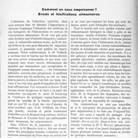 3258 - Page 3163 - Propos du jour. Comment on nous empoisonne ? Ersatz et falsifications alimentaires [J. Noir]