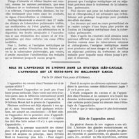 3264 - Page 3169 - Partie scientifique. Travaux Originaux. Le traitement de la tuberculose par l'antigène méthylique, par L. Nègre et A. Boquèt. Tuberculose pulmonaire / Rôle de l’appendice de l'homme dans la statique iléo-caecale. L'appendice est le guide-rope du ballonnet caecal, par le Dr. Albert Veillard