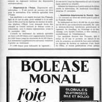 3319 - Page 3224-VIII - Dernières nouvelles. Département de la Haute-Saône / Département de l’Yonne / Sanatorium départemental de Ponteils (Gard)