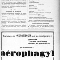 3322 - Page XI-3227 - A travers l'officiel. Hygiène publique / Enseignement de la médecine / Médaille d'honneur des épidémies