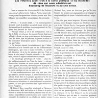 3327 - Page 3232 - Propos du jour. Les réformes ayant trait à la santé publique et les méthodes de ceux qui nous administrent. Beaucoup de discours et aucune action [J. Noir]