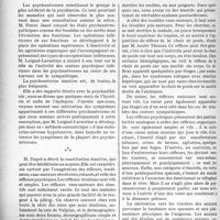 3333 - Page 3238 - Partie scientifique. Travaux Originaux. Clinique neuro-psychiatrique. Les Psychonévroses, d’après une leçon de M. Vinchon