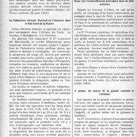 3341 - Page 3246 - Partie scientifique. L'Actualité Scientifique. La Presse. Quelques irradiations douloureuses peu connues au cours des cholécystites. [(La Presse médicale, 22 juin 1929)] / La bilharziose vésicale. Pourrait-on l'observer dans le Sud-Ouest de la France [(Toulouse médical, 15 juillet 1929)] / Essai sur l'enchevillement articulaire dans les ostéo-arthrites [(La Presse médicale, 31 juillet 1929)] / A propos du cancer de la grande courbure de l’estomac [(Journal de médecine de Bordeaux, 20 juillet 1929)]