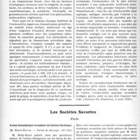 3343 - Page 3248 - Partie scientifique. L'Actualité Scientifique. La Presse. Considérations cliniques sur les endocardites aiguës [(Journal des Praticiens, 3 août 1929)] / Les Sociétés Savantes. Paris. Action hémostatique secondaire du bistouri électrique, (Société de chirurgie ; 10-7-29)