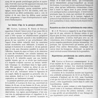 3346 - Page 3251 - Partie scientifique. L'Actualité Scientifique. Les Sociétés Savantes. Toulouse. Société de médecine, chirurgie et pharmacie. Délire systématisé avec interprétation familiale / Les limites d’âge de la paralysie générale / Rupture traumatique d’hydrocèle / Pyométrie au cours d’un épithélioma du corps utérin / Hypertension providentielle des artério-scléreux séniles / Pannus fibrome du mésentère