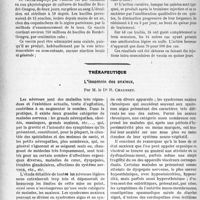 3351 - Page 3256 - Partie scientifique. L'Actualité Scientifique. Les Livres. Les livres qui viennent de paraître / Thérapeutique. L'insomnie des anxieux, par M. le Dr R. Chausset