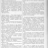 3356 - Page 3261 - Partie professionnelle, Hygiène, Assistance, Mutualité, Intérêts corporatifs, Variétés. Travaux Originaux. Chronique de la mutualité. Un nouveau projet de loi des Assurances sociales [Dr M. Vimont]