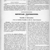 3369 - Page 3274 - Partie professionnelle, Hygiène, Assistance, Mutualité, Intérêts corporatifs, Variétés. Hôpitaux de l’assistance publique de Paris. Enseignement, concours, avis divers / Reportage Professionnel. Nouvelles et Informations. Nécrologie [Dr Louis Vacher, Dr Charles Fournel, Dr Adelward, Dr Granjux, Dr D. Ghazar, Dr Tristani, Dr Noury, Dr Pugnat] / 2e V. E. M. A. des médecins de Marseille