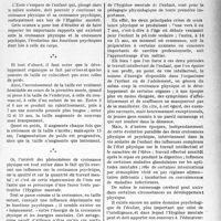 3410 - Page 3315 - Partie scientifique. Travaux Originaux. Ce que pratiquement le médecin doit savoir. De l'hygiène mentale et l'école, d’après le Dr J. Roubinowitch