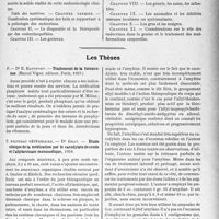 3424 - Page 3329 - Partie scientifique. L'Actualité Scientifique. Les Livres. L'endocrinologie et les états endocrino-sympathiques. La clinique des endocrines. Les malformations corporelles, par A. C. Guillaume / Les thèses. Traitement de la furonculose, par Dr E. Rapport, Marcel Vigné, éditeur, Paris, 1929 / Étude clinique de la médication par le cacodylate de soude et l’allylarsinate monosodique, par Dr Grat, 1928