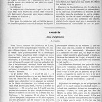 3435 - Page 3340 - Partie professionnelle, Hygiène, Assistance, Mutualité, Intérêts corporatifs, Variétés. Travaux Originaux. Chronique de la mutualité. L'avancement et les décorations des médecins des réserves, par M. A. Challamel / Variétés. Ame d’alpinisme, J. Coste
