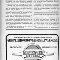 3447 - Page 3352-LXIV - Visite médicale aux usines de Boué / Spécialités pharmaceutiques et tiers payant