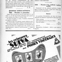 3457 - Page 3362-LXXIV - Correspondance. Fiscalité. Patente en cas de cession de clientèle / Questions médico-militaires. Périodes et promotion / Pension d’un médecin capitaine mutilé