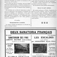 3467 - Page 3372-XII - A travers l’officiel. Hygiène publique / Enseignement de la médecine / Code de la route / Service de santé militaire