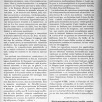 3492 - Page 3397 - Partie scientifique. L'Actualité Scientifique. Les Congrès. Xe Réunion Neurologique Internationale, (Suite et fin). La chirurgie du sympathique – MM René Leriche et René Fontane / Névrite avec causalgie du plexus brachial, consécutive à une blessure de guerre. Amélioration après intervention sur le sympathique cervical – Petit-Dutaillis, Blamoutier et Noel Péron