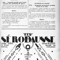 3530 - Page LXXI-3435 - Correspondance. Questions médico-militaires. Avantages et conditions des cours de perfectionnement / Franchise posteale pour l’envoi des notes des pensionnés de guerre / Accidents du travail. Incapacité permanente partielle, Calcul de la rente
