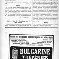 3599 - Page 3504-LXIV - Correspondance. Application du Tarif Fallières. On ne peut cumuler deux majorations pour un seul dérangement / Pas de « Epluchage, etc. », sans suture