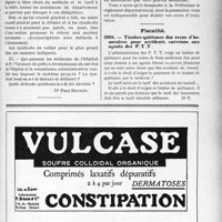 3602 - Page LXVII-3507 - Correspondance. Assistance médicale gratuite. Organisation municipale par consultations à l’hôpital / Honoraires d’assistance / Fiscalité. Timbre-quittance des reçus d’honoraires pour accidents survenus aux agents des P. T. T