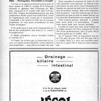 3607 - Page 3512-LXXII - Correspondance. Baux et Locations. Cessation du bail. Congé / Prorogation. Formalités à remplir